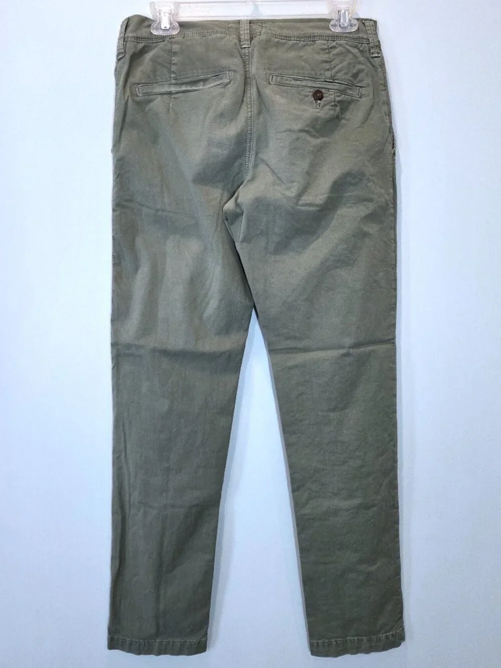 NWOT American Eagle Extreme Flex Slim Chino Olive Green Pants Size 28